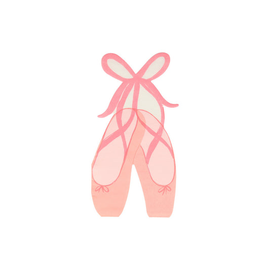 Ballet Slipper Napkins (x16)