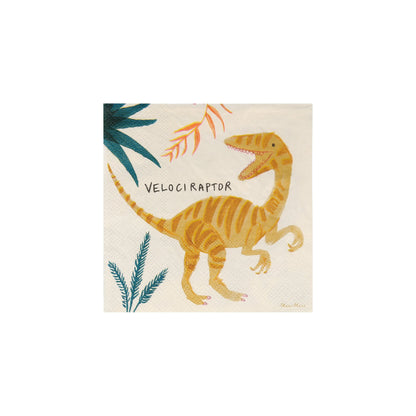 Dinosaur Kingdom Small Napkins (x16)