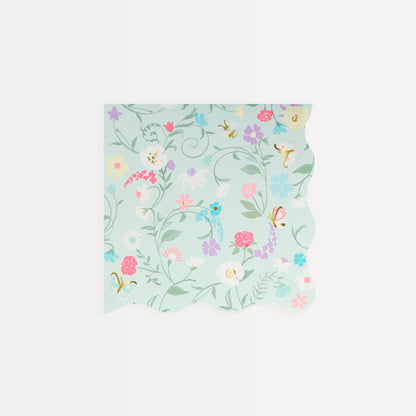 Ladurée Paris Small Floral Napkins (x16)