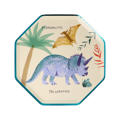 Dinosaur Kingdom Dinner Side Plates (x8)