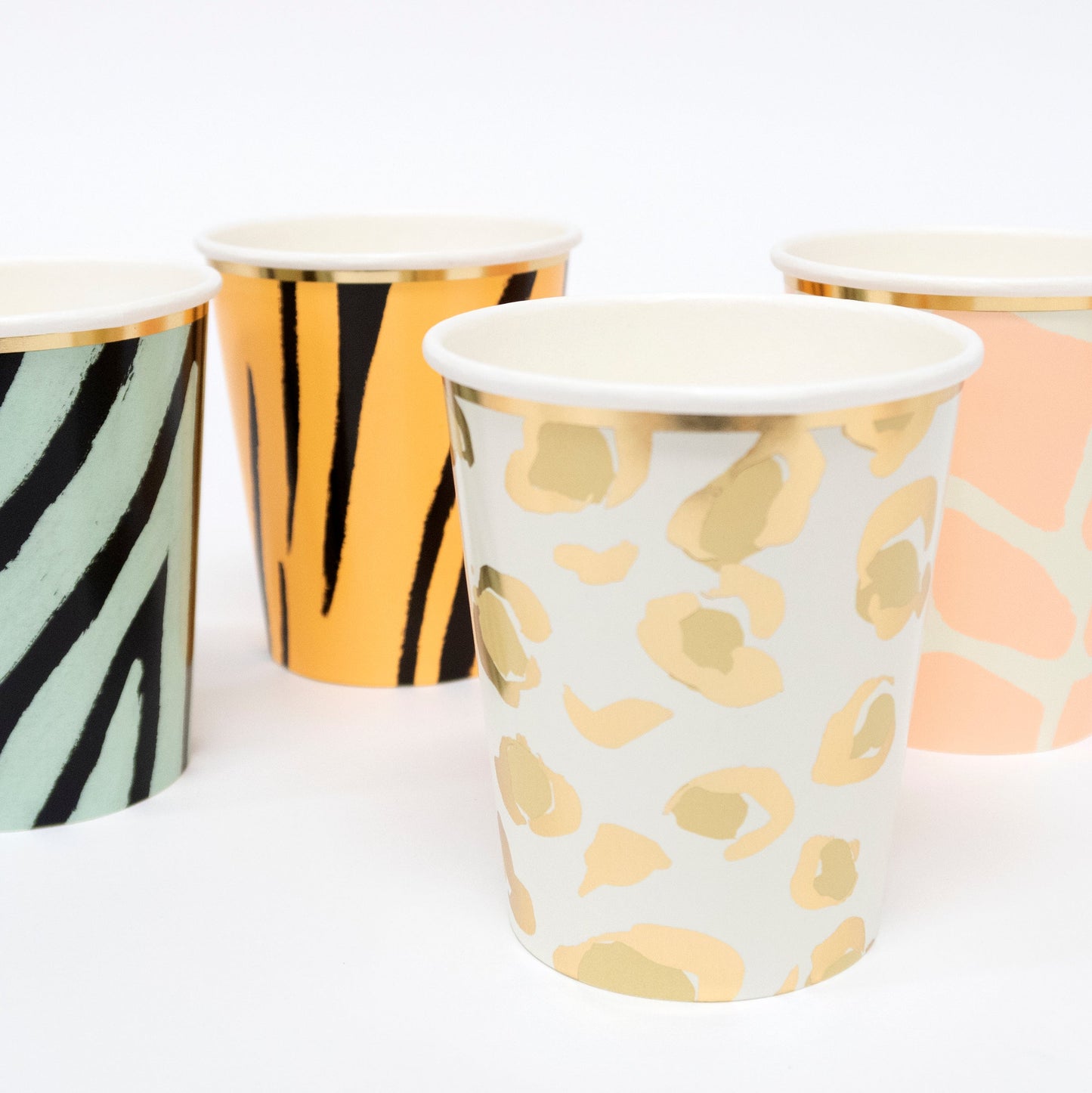 Safari Animal Print Party Cups (x8)