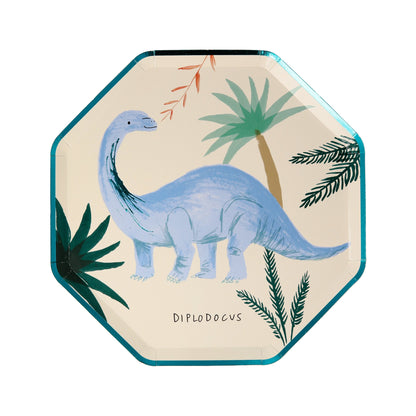 Dinosaur Kingdom Dinner Side Plates (x8)