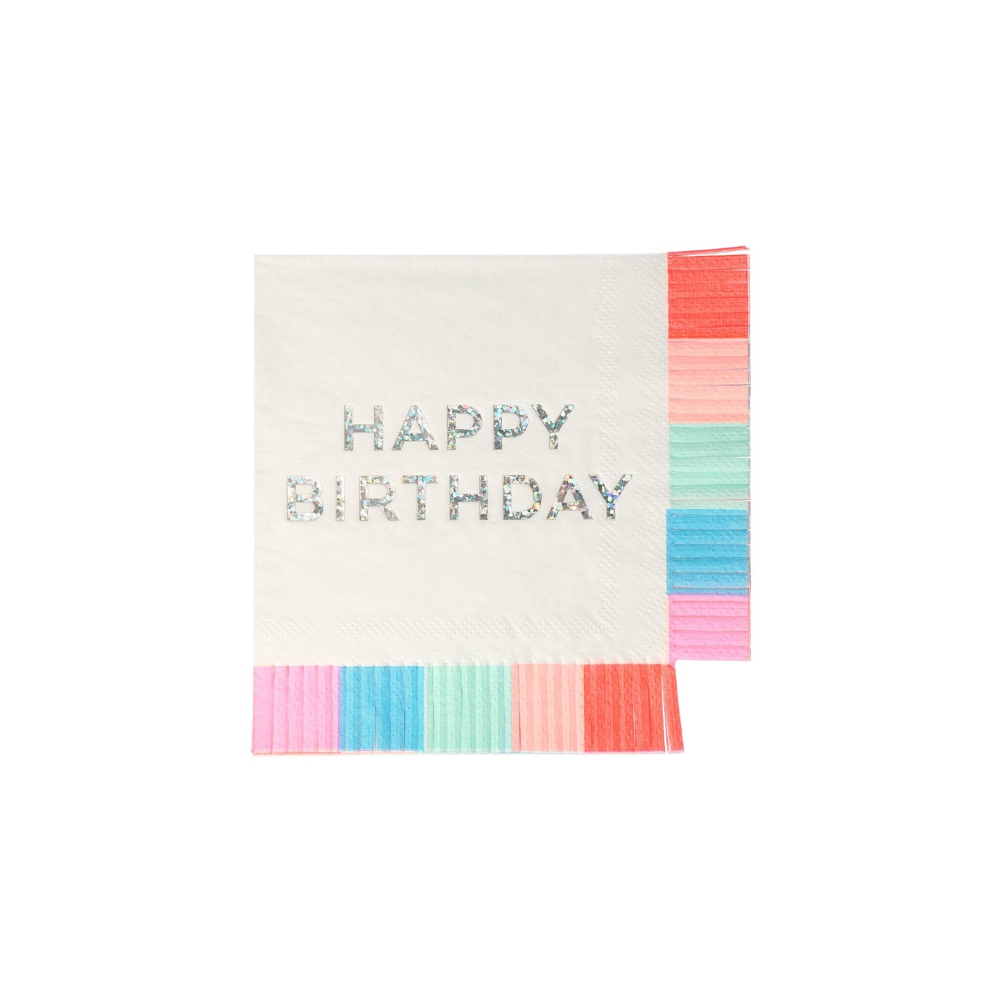 Birthday Fringe Small Napkins (x16)