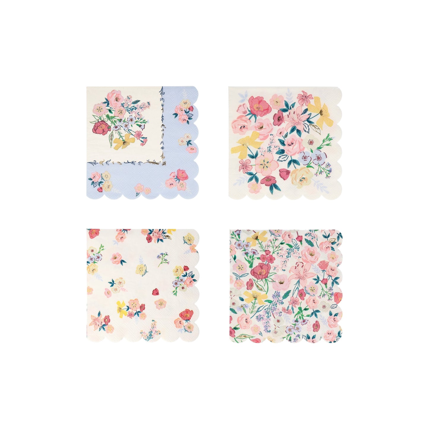 English Garden Party Small Napkins (x16)