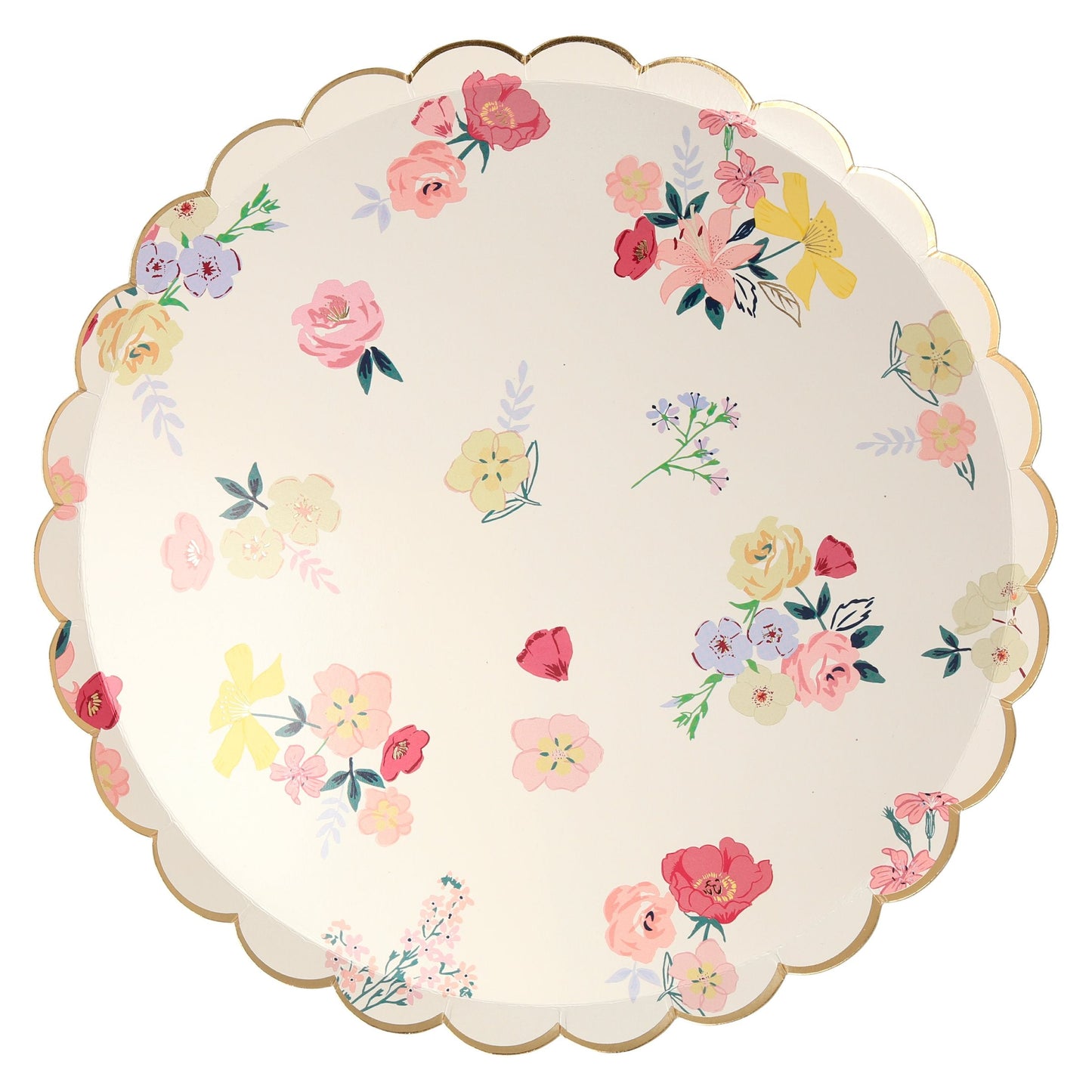 English Garden Dinner Plates (x8)