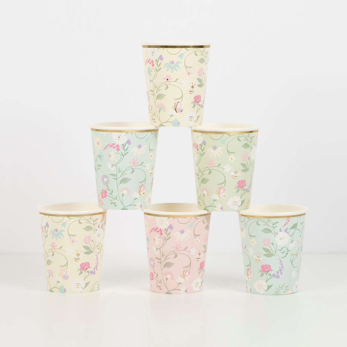 Ladurée Paris Floral Cups (x8)