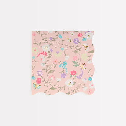 Ladurée Paris Small Floral Napkins (x16)