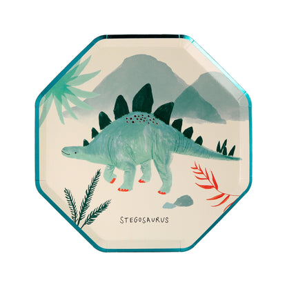 Dinosaur Kingdom Dinner Side Plates (x8)