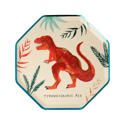 Dinosaur Kingdom Dinner Side Plates (x8)