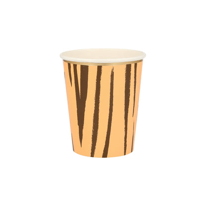 Safari Animal Print Party Cups (x8)