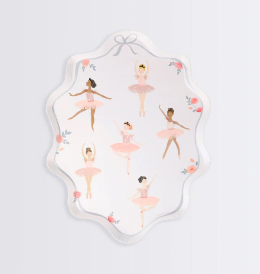 Ballerina plates (x8)